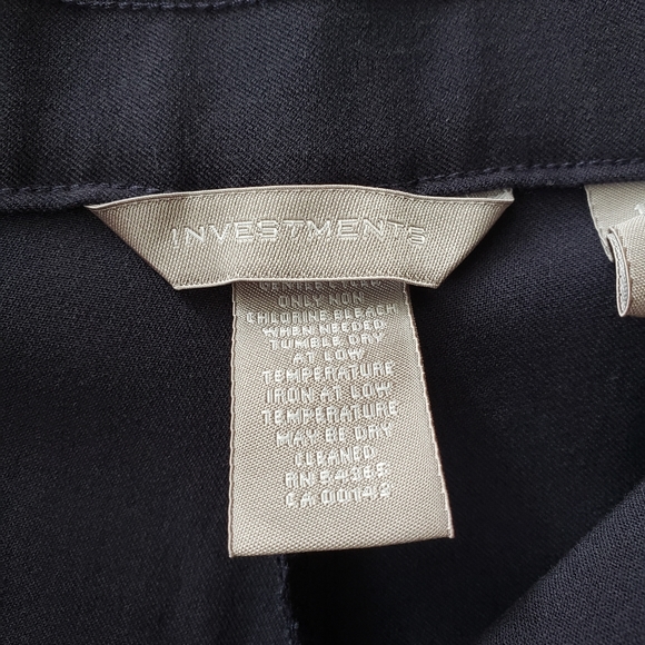 Investments Women's 12L Dark Blue Dress Pants - Picture 4 of 6